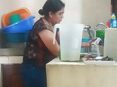 Housekeeper fucked when my wife is distracted